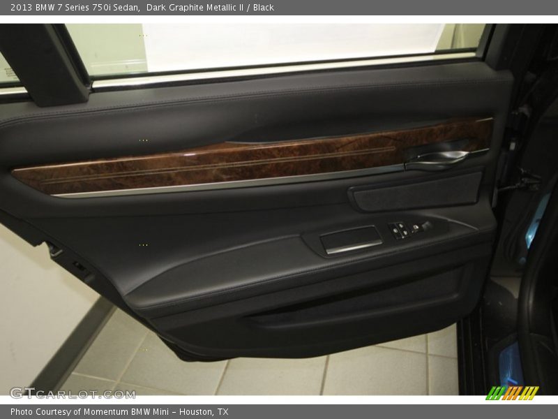 Dark Graphite Metallic II / Black 2013 BMW 7 Series 750i Sedan