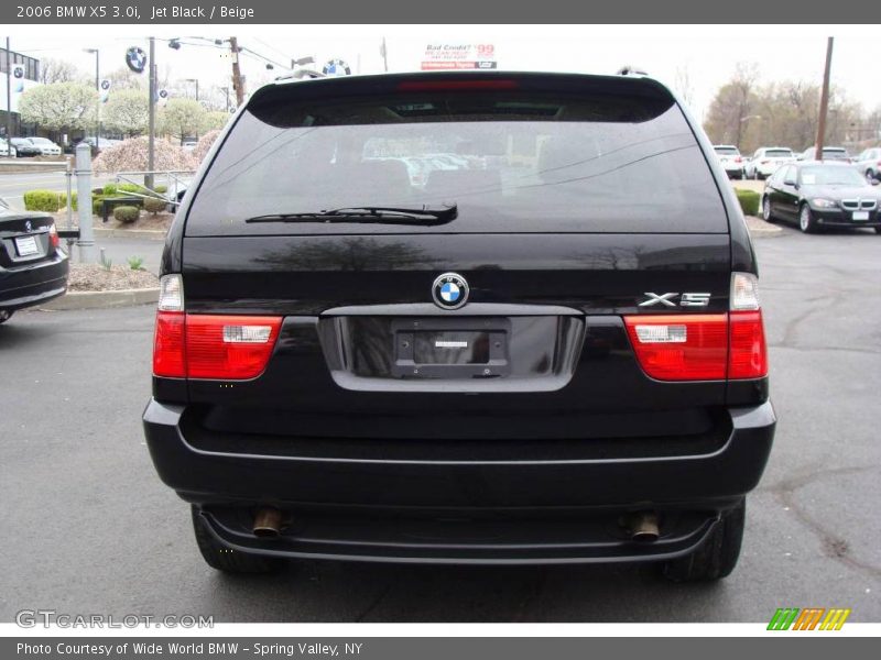 Jet Black / Beige 2006 BMW X5 3.0i