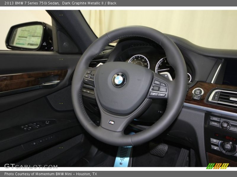 Dark Graphite Metallic II / Black 2013 BMW 7 Series 750i Sedan