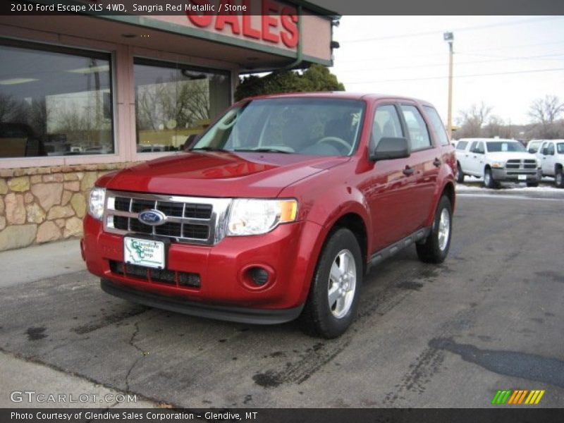 Sangria Red Metallic / Stone 2010 Ford Escape XLS 4WD