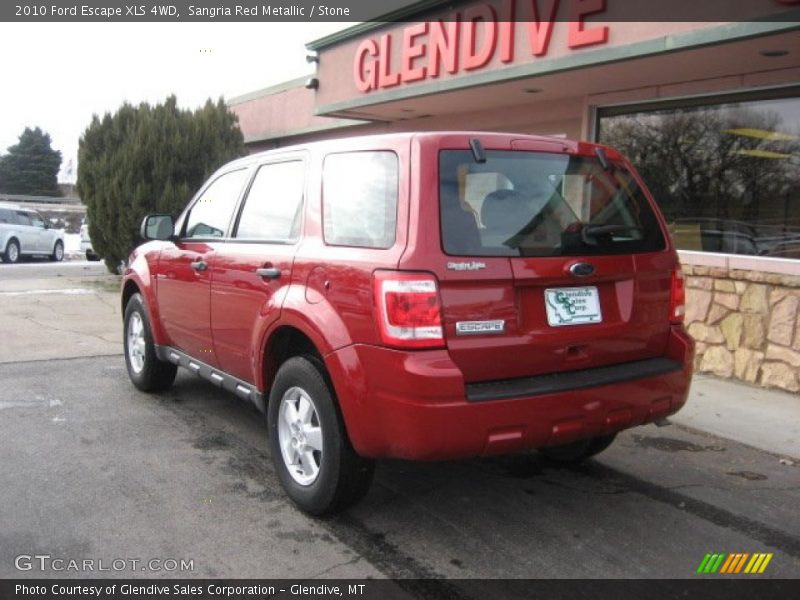 Sangria Red Metallic / Stone 2010 Ford Escape XLS 4WD