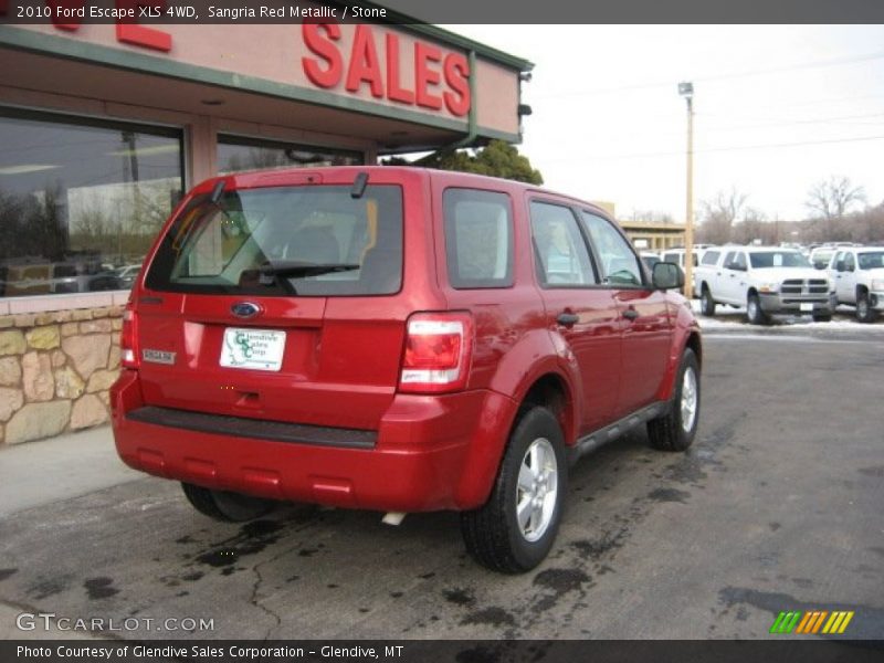 Sangria Red Metallic / Stone 2010 Ford Escape XLS 4WD