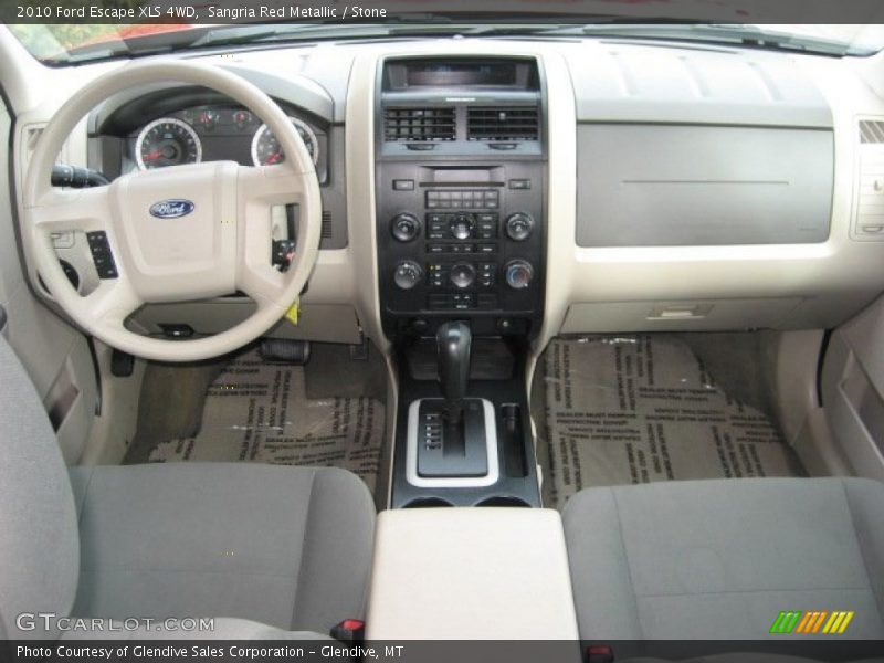 Sangria Red Metallic / Stone 2010 Ford Escape XLS 4WD