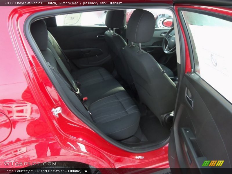 Victory Red / Jet Black/Dark Titanium 2013 Chevrolet Sonic LT Hatch