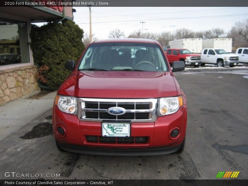 Sangria Red Metallic / Stone 2010 Ford Escape XLS 4WD