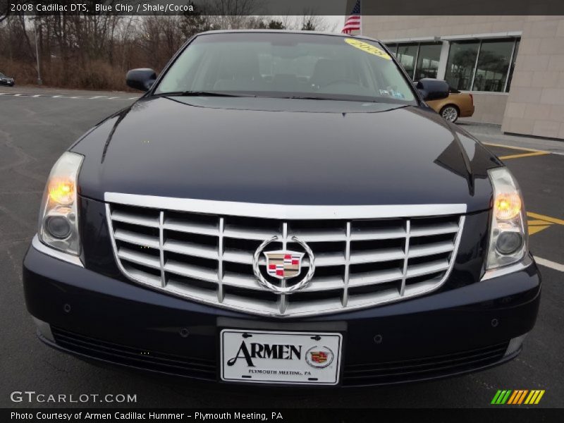 Blue Chip / Shale/Cocoa 2008 Cadillac DTS
