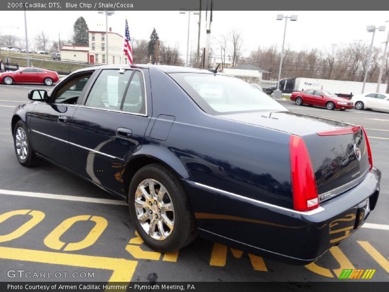 Blue Chip / Shale/Cocoa 2008 Cadillac DTS
