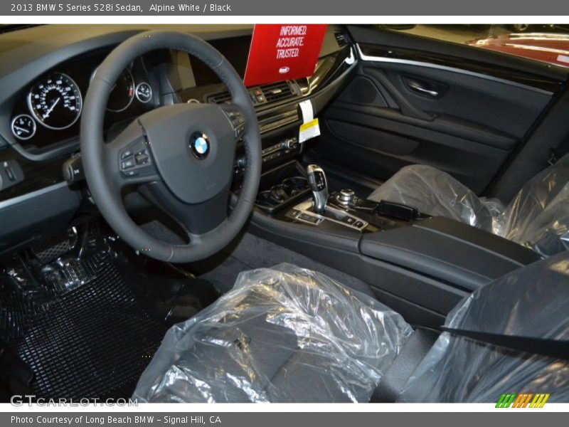 Alpine White / Black 2013 BMW 5 Series 528i Sedan