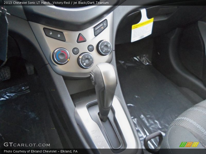  2013 Sonic LT Hatch 6 Speed Automatic Shifter