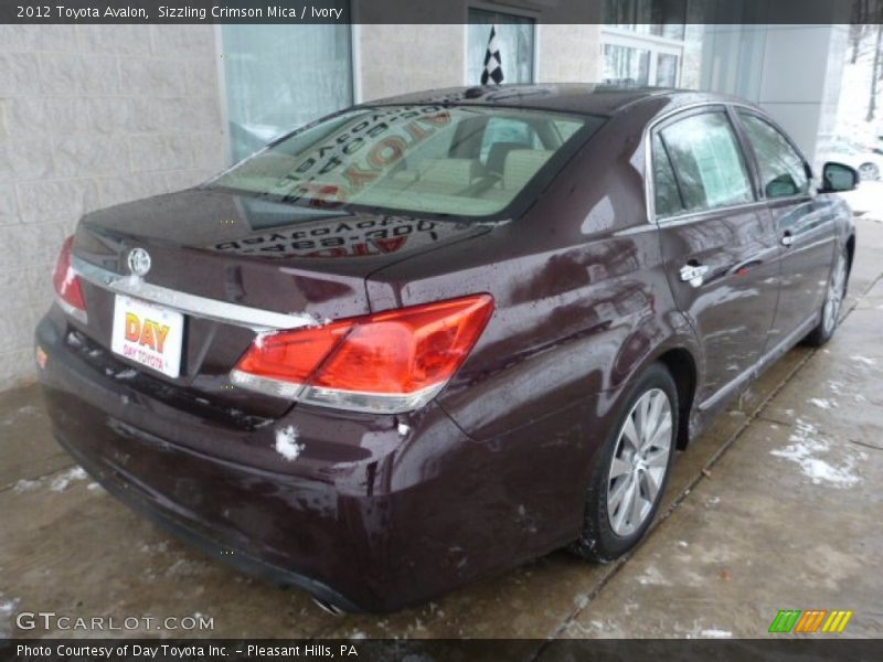 Sizzling Crimson Mica / Ivory 2012 Toyota Avalon