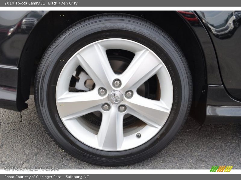 Black / Ash Gray 2010 Toyota Camry SE