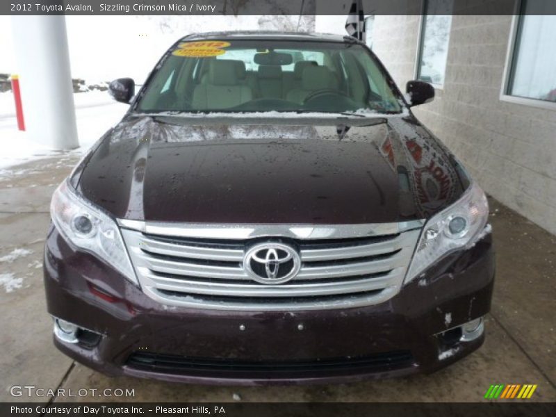 Sizzling Crimson Mica / Ivory 2012 Toyota Avalon