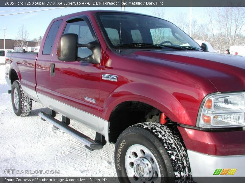 Dark Toreador Red Metallic / Dark Flint 2005 Ford F250 Super Duty FX4 SuperCab 4x4