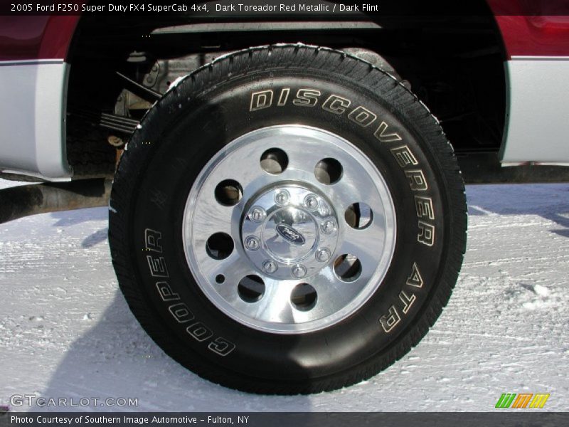 Dark Toreador Red Metallic / Dark Flint 2005 Ford F250 Super Duty FX4 SuperCab 4x4