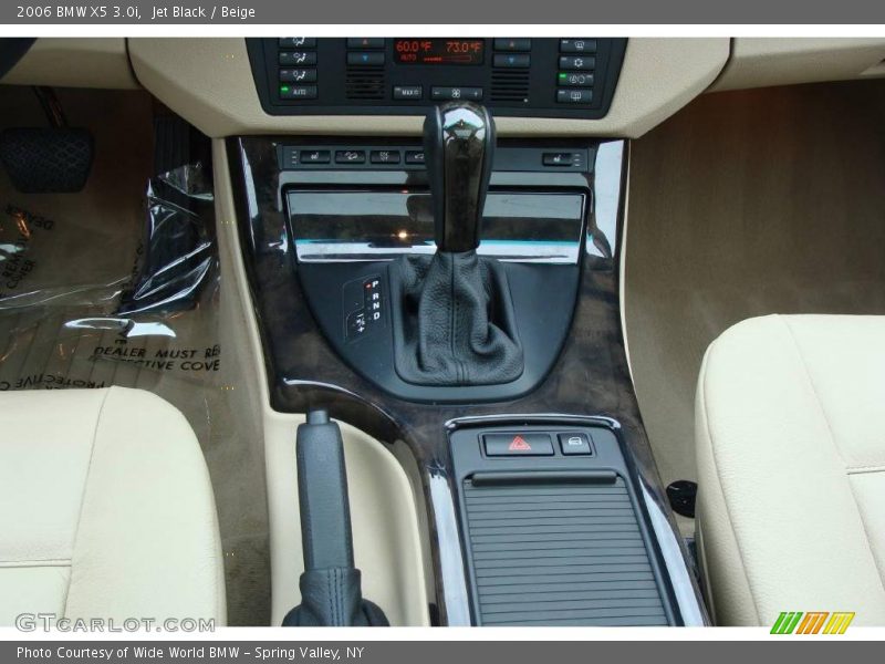Jet Black / Beige 2006 BMW X5 3.0i