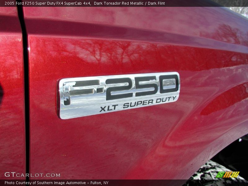 Dark Toreador Red Metallic / Dark Flint 2005 Ford F250 Super Duty FX4 SuperCab 4x4