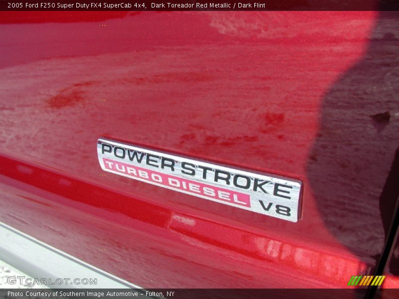 Dark Toreador Red Metallic / Dark Flint 2005 Ford F250 Super Duty FX4 SuperCab 4x4