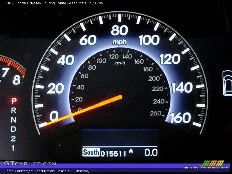 Slate Green Metallic / Gray 2007 Honda Odyssey Touring