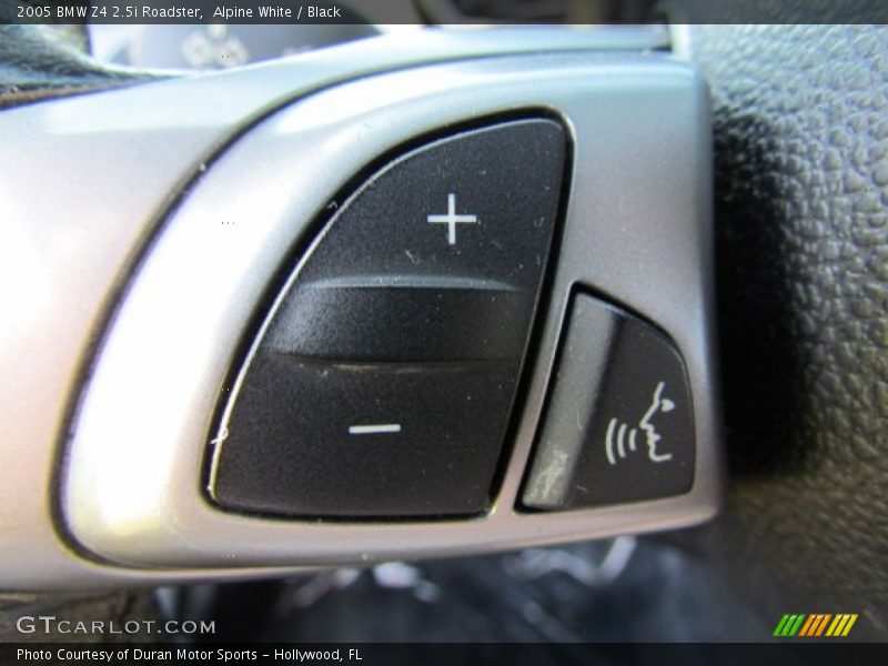 Controls of 2005 Z4 2.5i Roadster