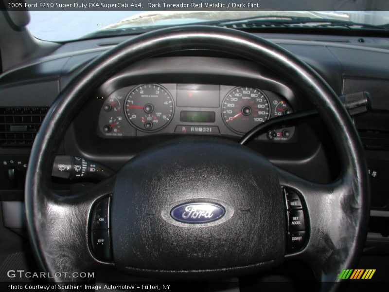 Dark Toreador Red Metallic / Dark Flint 2005 Ford F250 Super Duty FX4 SuperCab 4x4