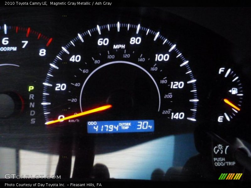 Magnetic Gray Metallic / Ash Gray 2010 Toyota Camry LE