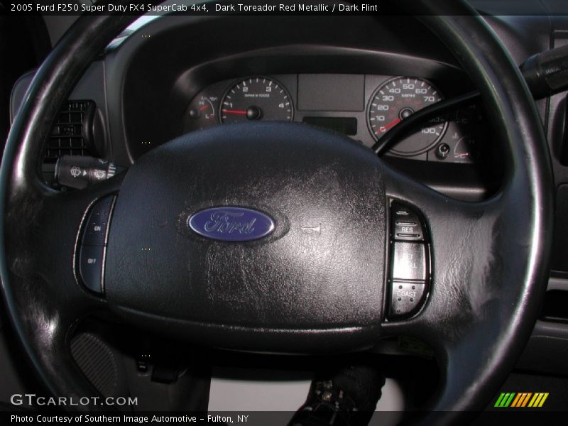 Dark Toreador Red Metallic / Dark Flint 2005 Ford F250 Super Duty FX4 SuperCab 4x4