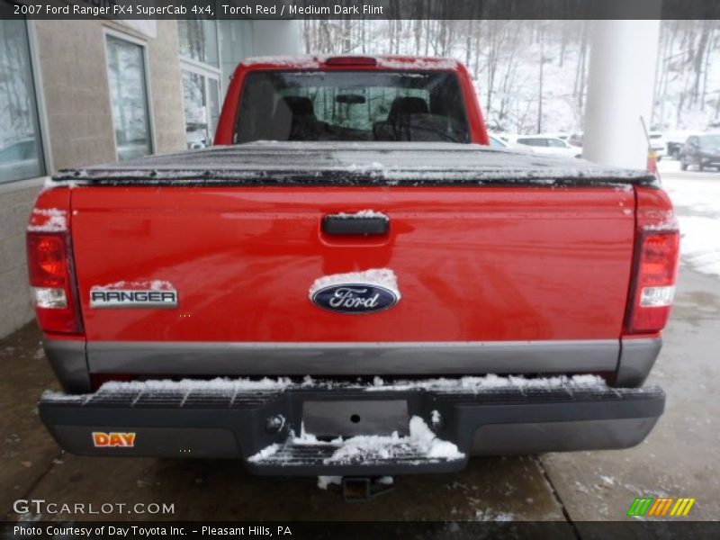 Torch Red / Medium Dark Flint 2007 Ford Ranger FX4 SuperCab 4x4