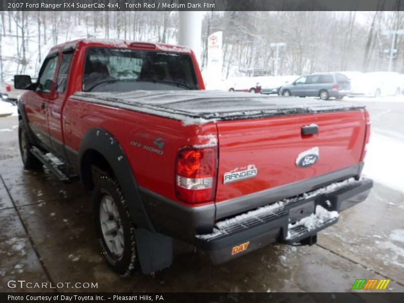 Torch Red / Medium Dark Flint 2007 Ford Ranger FX4 SuperCab 4x4