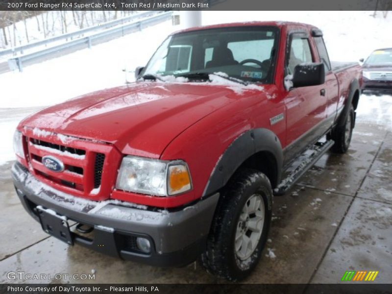 Torch Red / Medium Dark Flint 2007 Ford Ranger FX4 SuperCab 4x4