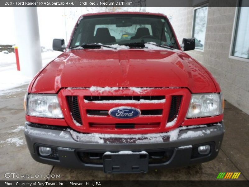 Torch Red / Medium Dark Flint 2007 Ford Ranger FX4 SuperCab 4x4