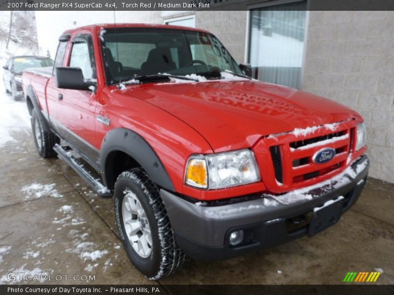 Torch Red / Medium Dark Flint 2007 Ford Ranger FX4 SuperCab 4x4