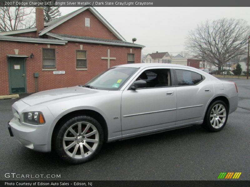Bright Silver Metallic / Dark Slate Gray/Light Graystone 2007 Dodge Charger SXT