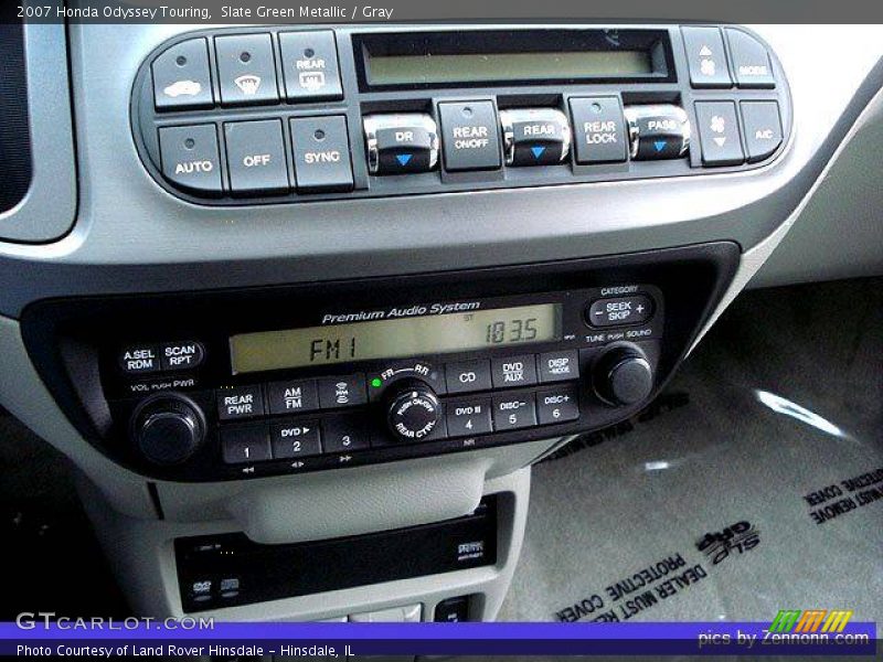 Slate Green Metallic / Gray 2007 Honda Odyssey Touring