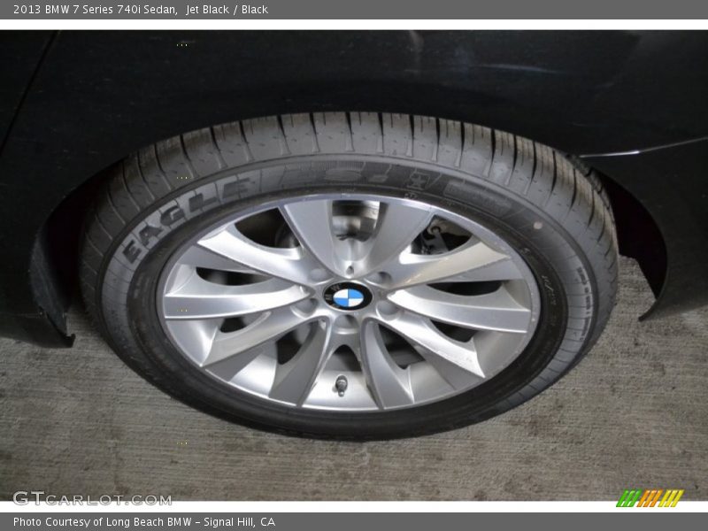 Jet Black / Black 2013 BMW 7 Series 740i Sedan
