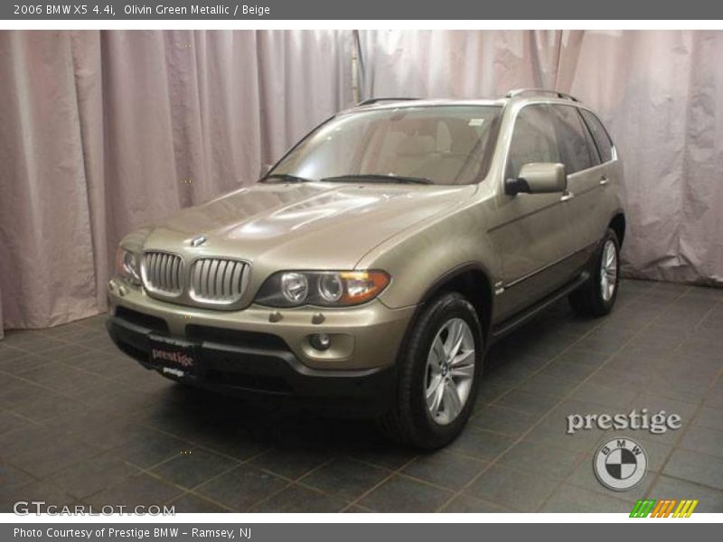 Olivin Green Metallic / Beige 2006 BMW X5 4.4i