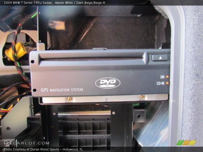 Audio System of 2004 7 Series 745Li Sedan