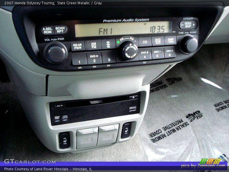 Slate Green Metallic / Gray 2007 Honda Odyssey Touring