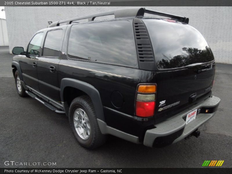 Black / Tan/Neutral 2005 Chevrolet Suburban 1500 Z71 4x4