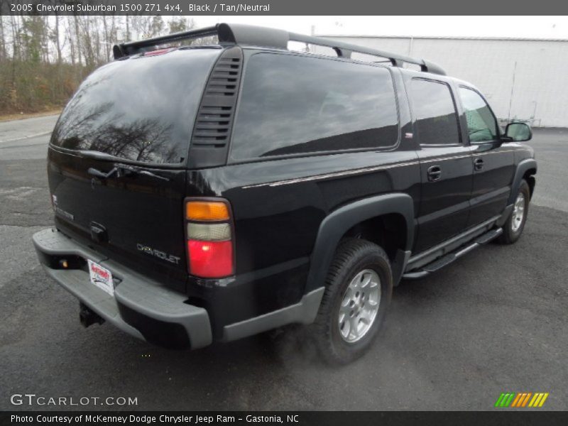Black / Tan/Neutral 2005 Chevrolet Suburban 1500 Z71 4x4