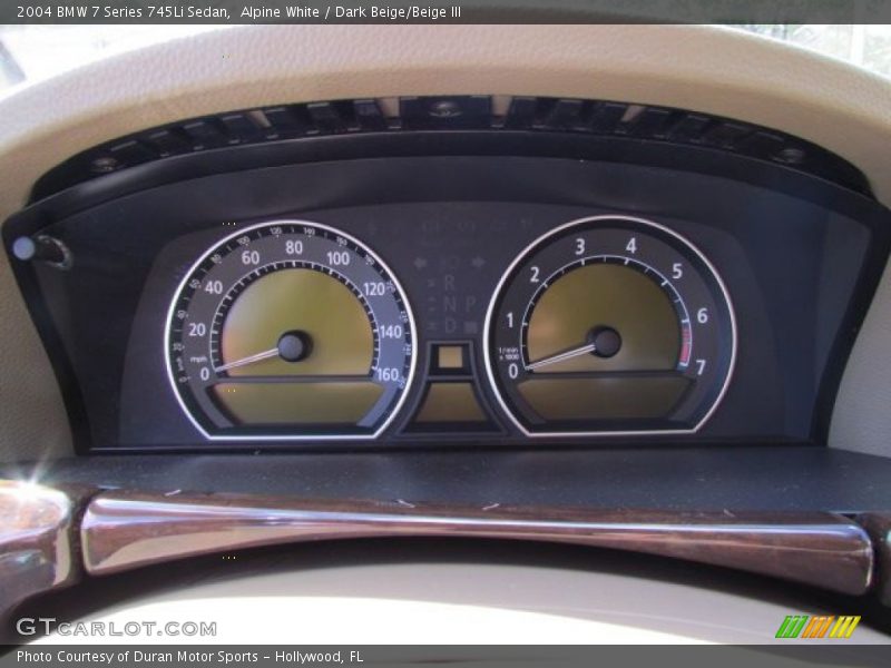  2004 7 Series 745Li Sedan 745Li Sedan Gauges