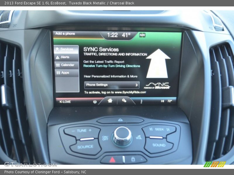 Tuxedo Black Metallic / Charcoal Black 2013 Ford Escape SE 1.6L EcoBoost