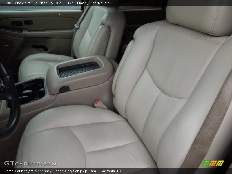 Black / Tan/Neutral 2005 Chevrolet Suburban 1500 Z71 4x4
