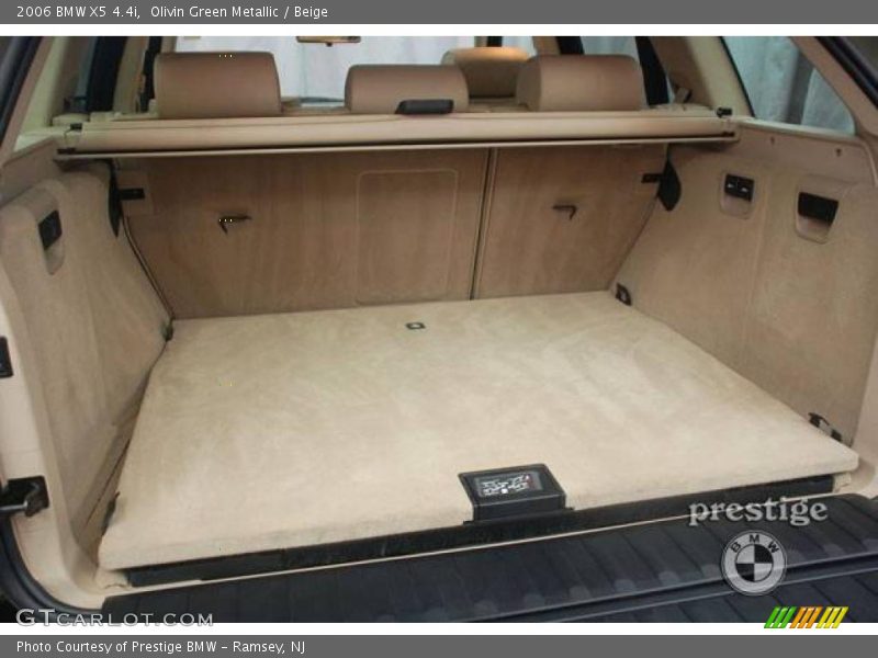Olivin Green Metallic / Beige 2006 BMW X5 4.4i