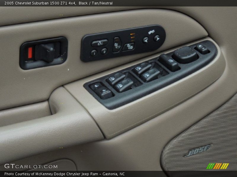 Controls of 2005 Suburban 1500 Z71 4x4
