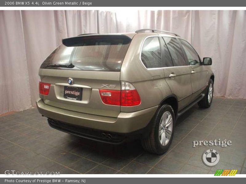 Olivin Green Metallic / Beige 2006 BMW X5 4.4i