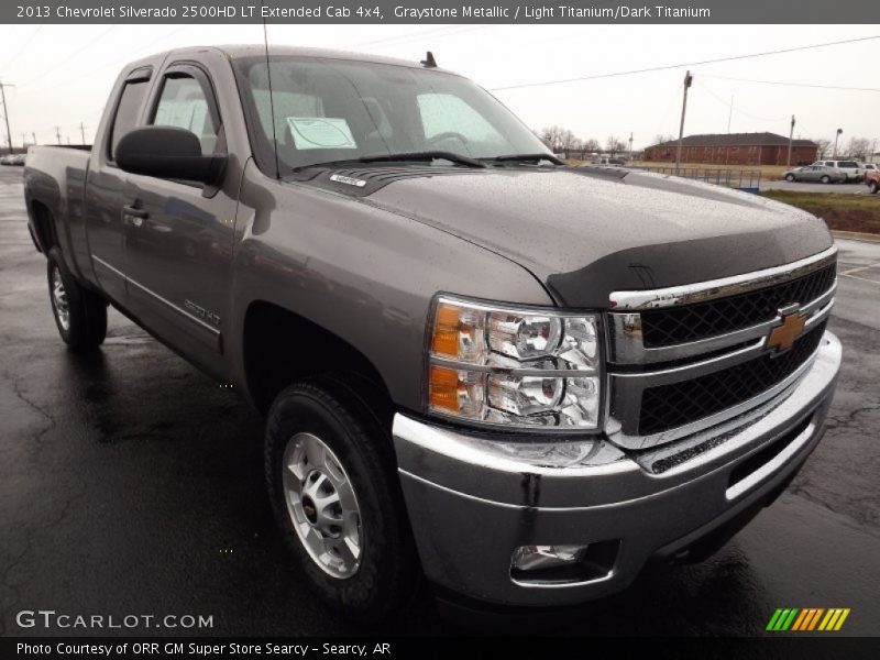 Graystone Metallic / Light Titanium/Dark Titanium 2013 Chevrolet Silverado 2500HD LT Extended Cab 4x4