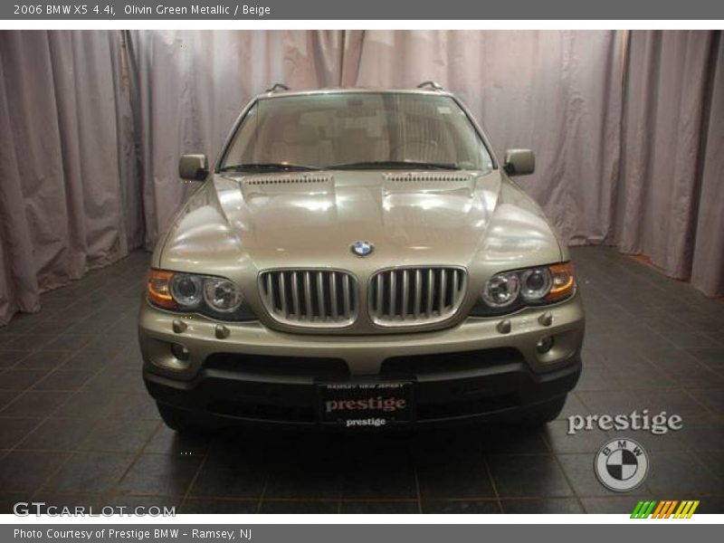 Olivin Green Metallic / Beige 2006 BMW X5 4.4i
