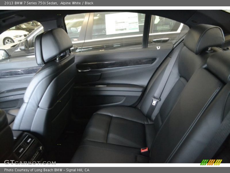 Alpine White / Black 2013 BMW 7 Series 750i Sedan