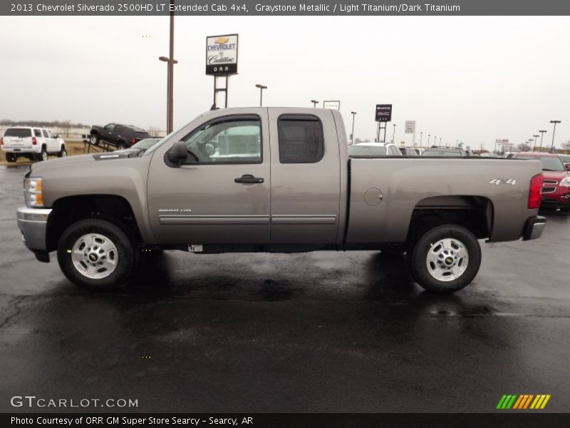 Graystone Metallic / Light Titanium/Dark Titanium 2013 Chevrolet Silverado 2500HD LT Extended Cab 4x4