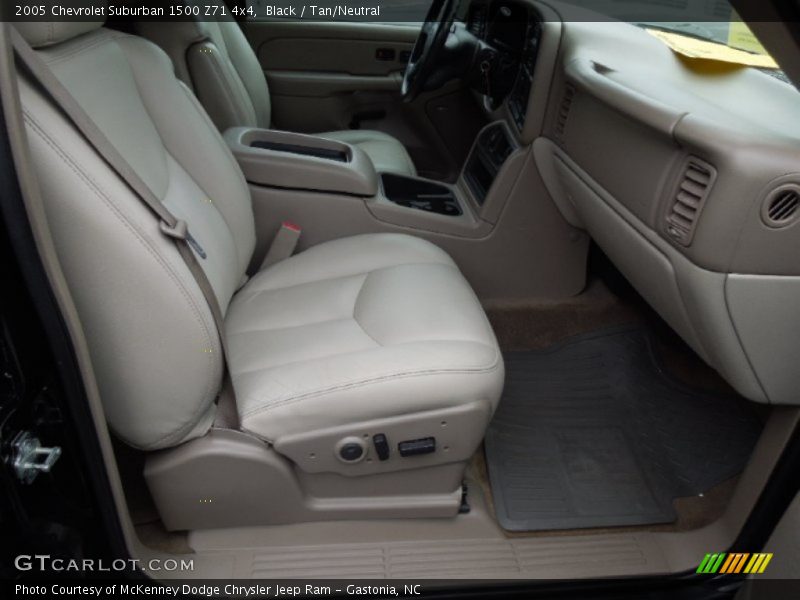Black / Tan/Neutral 2005 Chevrolet Suburban 1500 Z71 4x4
